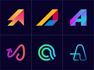 Modern A Letter Logo Collection l A Logofolio