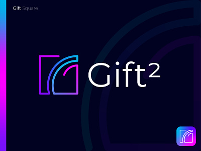 Minimal Modern G Letter Mark Gift Store Logo