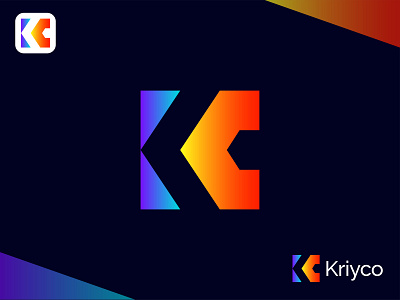 Modern K Letter Geometric Real Estate Logo