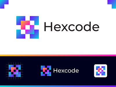 Modern H Letter Software Company Logo abstract logo app logo branding coding colorful logo geometric logo gradient h letter logo h logo illustration it company modern logo modern software company logo software company software house software logo startup logo tech logo technology logo vector