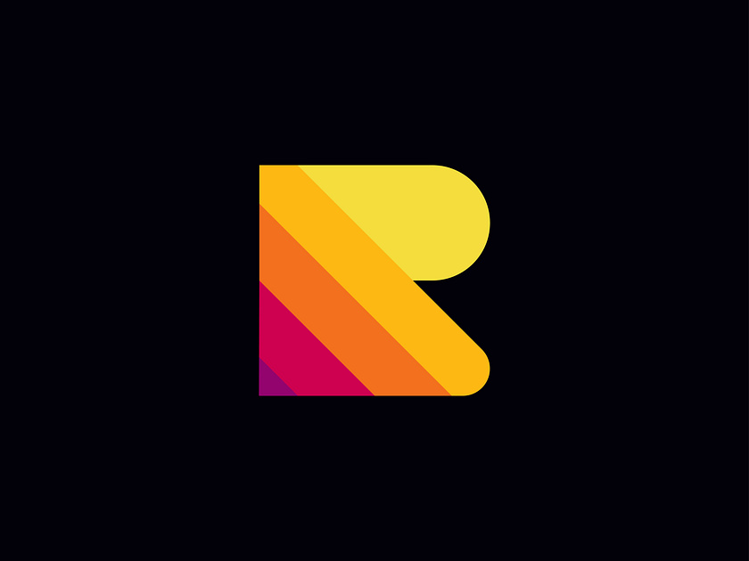 Modern Colorful B Letter Geometric Logo by Md. Ashiqul Islam on Dribbble