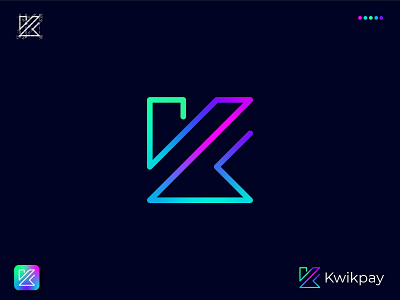 Modern Minimal K Letter Abstract Logo abstract logo brand identity branding finance financial flat logo geometric logo investment k letter k letter logo k logo logo logo design minimal logo minimalist logo modern k letter logo modern logo payment app payment gateway real estate branding