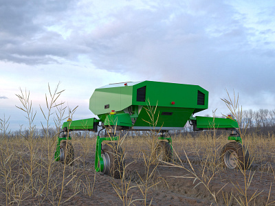 Agricultural Robot Concept: "Aphid" 3d animation cgi concept design product vehicle design visualization