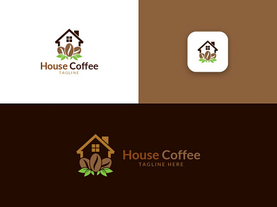 House Coffee Logo Design