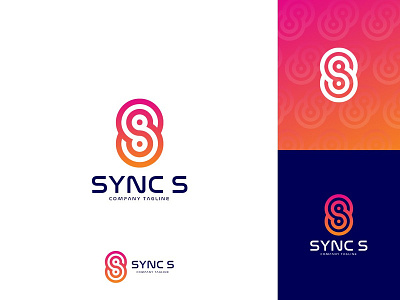 Syns S Letter logo design Template
