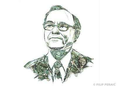 Warren Buffett for Forbes buffett drawing editorial forbes forbes400 head illustration portrait portraiture rich warren