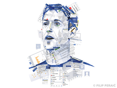 Mark Zuckerberg for Forbes drawing editorial forbes forbes400 handmade head illustration magazine portrait portraiture rich zuckerberg