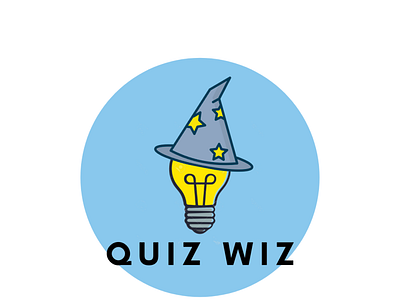 Quiz Wiz Logo app illustration logo