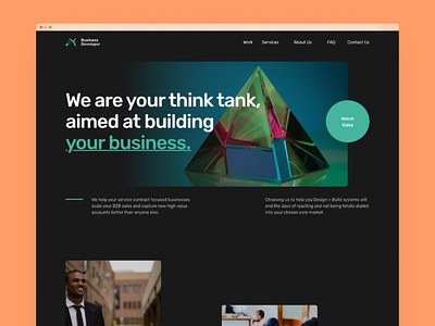 B2B Website Redesign Concept