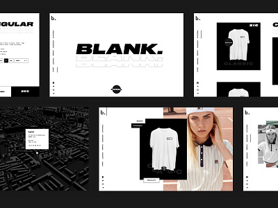 Blank. Overview black white blank. design fashion type ui ux website