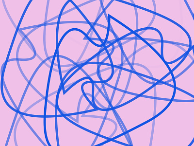 Fouilli pink abstract experience sketch