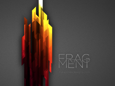 'Fragment' Desktop Background (final) background desktop fragment grey pattern red yellow