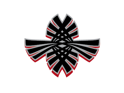 iSix:5 - hip hop group logo black grey hiphop logo red