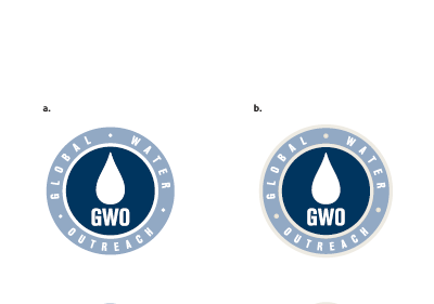 GWO Logo - Color Options blue color logo water