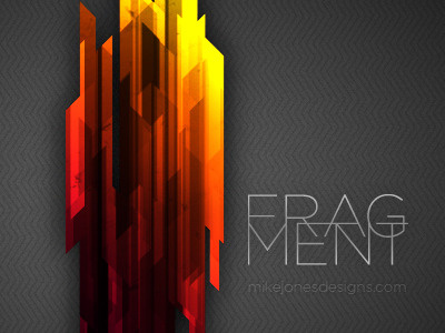 Fragment (Take 2) background desktop fragment orange red typography yellow