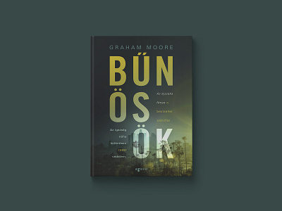 Bűnösök – Book cover agave könyvek book book cover cover cover design thriller