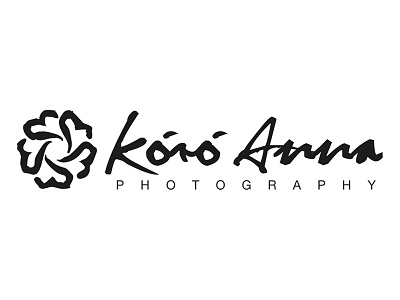 Kóró Anna Photography logo branding design logo photography