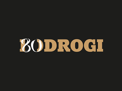 Bodrogi 80 actor book logo typography