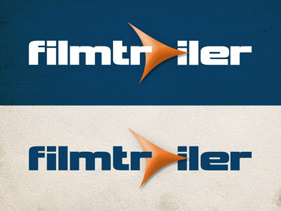 Filmtrailer logo blog brand design film identity logo movie play trailer