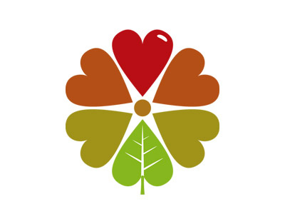 City Park Logo v1 green heart leaf logo love nature park