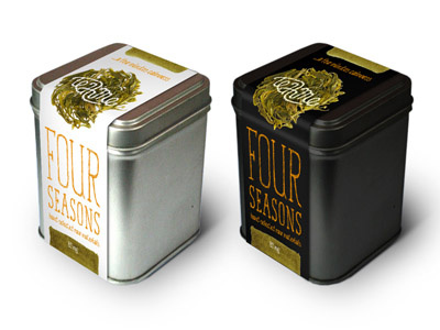 Teatime boxes calligraphy handwriting identity logo packaging tea