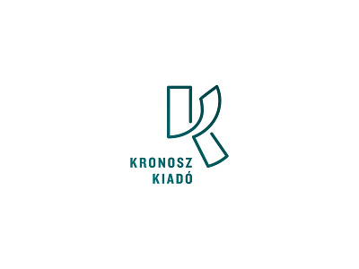 Kronosz Kiado logo book publisher branding identity logo publishing