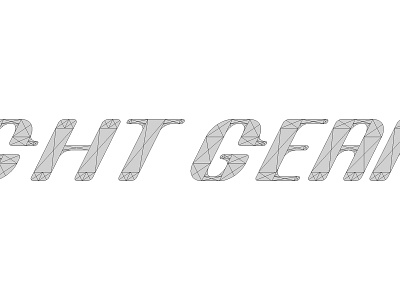 Fight Gear letters logo sporting goods sports equipment typogaphy
