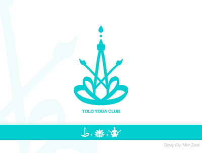 tolo yoga club arabictypography calligraphy design iran logo logotype mimzarei persian persiancalligraphy typography