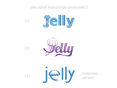jelly animal brand brandlogo jelly jelly fish logo logotype outdoor sport sports logo typogaphy water watersports