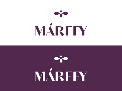 MÁRFFY HONEY app bee brand branding heart hidden honey icon identity logo logotype negativespace shape typography
