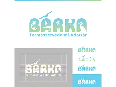 BÁRKA / nature conservation database animallogo bird brand brandbook branding culture emblem fish flower hidden identity illustration image logo logotype nature negativespace plant symbol typography