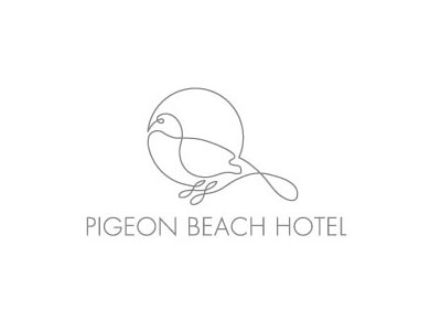 Pigeon Beach Hotel animal beach bird hotel line pigeon silhouette sun