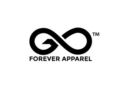 Go Forever apparel clothing dress fashion g hidden infinity negative o positive space typography