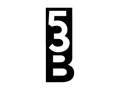 53B 3 5 b character house identity lettering number typography