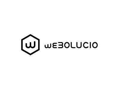 Webolucio branding cms evolution font identity lettering logo logotype type typography w web