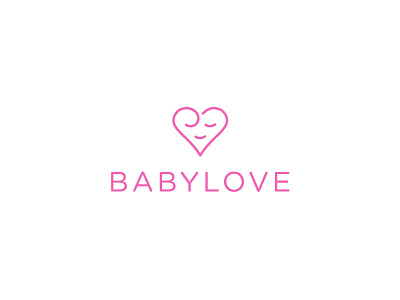 BABYLOVE baby brand branding heart identity logo logotype love