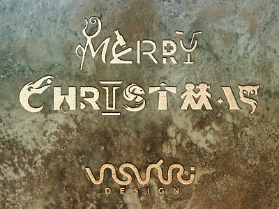Merry Christmas by Vasvari Design brand branding character christmas graphicdesign hidden identity identitydesign illustration logo logodesigner logotype negative positive shape silhouette space typography vasvari