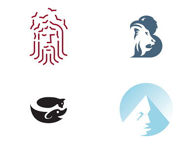 My #Top4Shots from 2018 animal bird brand branding cat dog eagle god hidden hill icondesigner identity identity designer illustration lion logo logodesigner mountain ski space