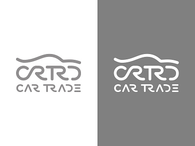 CRTRD CAR TRADE automobile brand branding car character identity investment logo logotype symbol trade trading typography