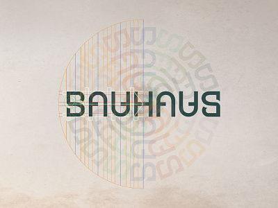 100 years of the Bauhaus art institution 100 ambigram anniversary art bauhaus bauhaus100 brand identity jubilee logo logodesigner mark negative space logo