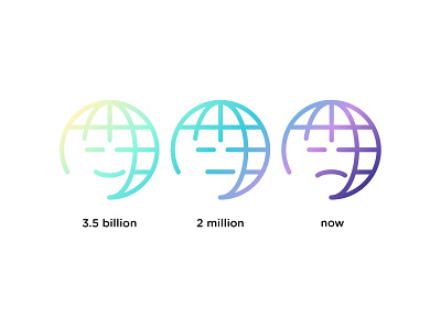 Save me! Earth logo evolution...