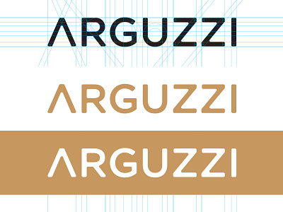 Arguzzi brand branding character font furnishings identity logo tipography typedesign typogaphy unique font