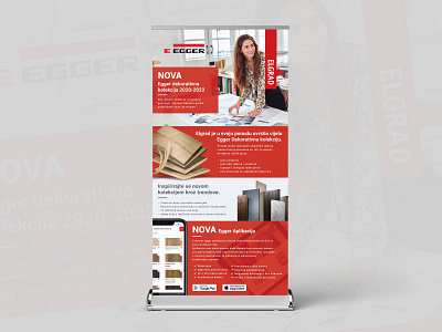 Roll Up banner design - Elgrad / Eegger