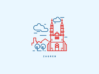 T-Shirt Graphic "Zagreb"