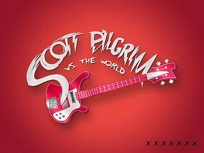 Scott Pilgrim . Day 7 bass film icon movie poster scott pilgrim someofmyfavouritethings