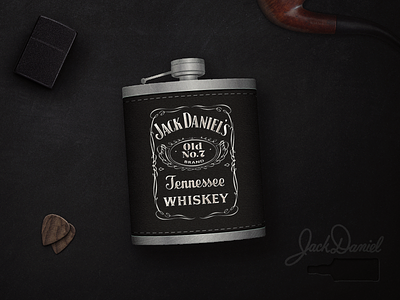 Jack Daniel's Flask . Day 14 bourbon drink flask jack daniels scene someofmyfavouritethings whisky