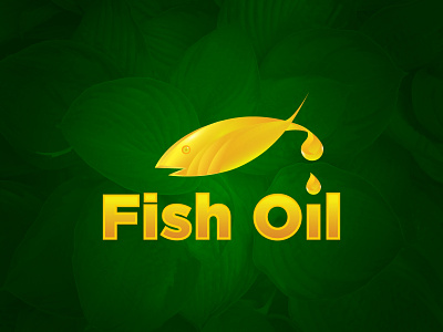 Modern Fish Oil Logo Design