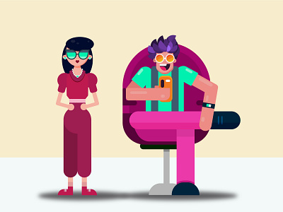 Flat Character Illustration