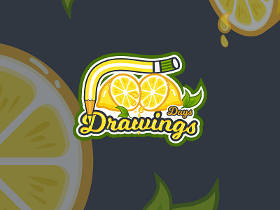 Lemon Logo branding business design drawing food graphic design illustration illustrator lemon logo mascot minimal typography vector vintage