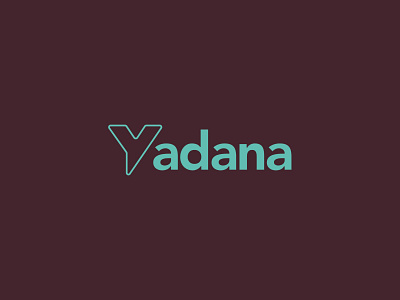Yadana art branding design flat icon illustration logo minimal typography vector